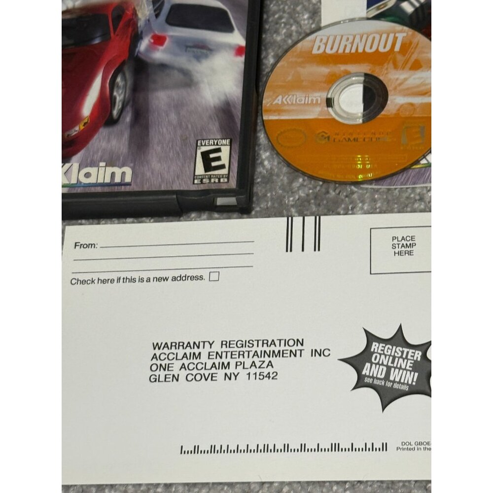 Burnout Nintendo GameCube Complete In Box - Tested Works - Picture 4 of 9